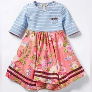 Matilda Jane Enchanted Garden Double the Color Textured Dress